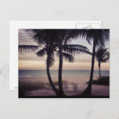 Strandparadies Postkarte (Vorne/Hinten)