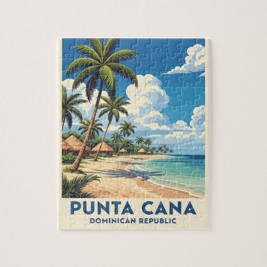 Strandparadies Punta Cana Puzzle (Vertikal)