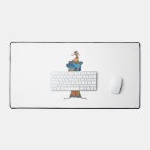 Strandparty-Design Schreibtischunterlage (Tastatur & Maus)