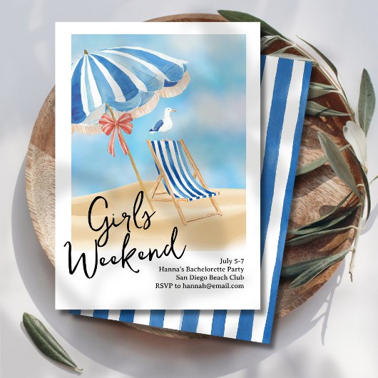 Strandparty Einladung
