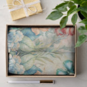 Strandpastell-Schmetterlinge & Muscheln Decoupage Seidenpapier (Geschenk)