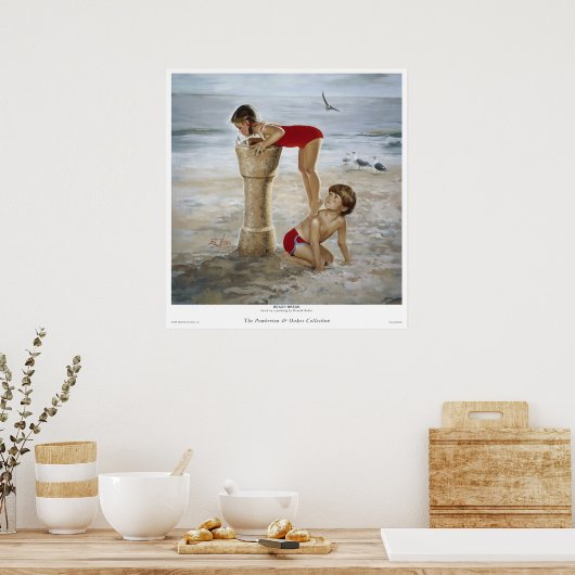 Strandpause Poster (Küche)