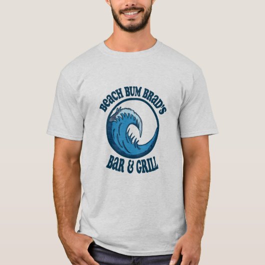 Strandpenner Brad Bar und Grill T-Shirt (Vorderseite)