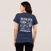 Strandpenner Strand Sommer Tri-Blend Shirt (Rückseite voll)
