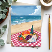 Strandpicknick | Gemäldekarte Ozeanstrand