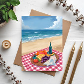 Strandpicknick | Gemäldekarte Ozeanstrand