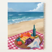 Strandpicknick | Ozeanstrand-Gemälde Planer (Rückseite)