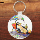 Strandpinguin Schlüsselanhänger (Vorderseite)