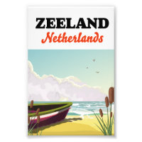 Strandplakat für Seeland