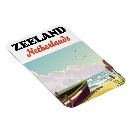 Strandplakat für Seeland Magnet (Rechte Seite)