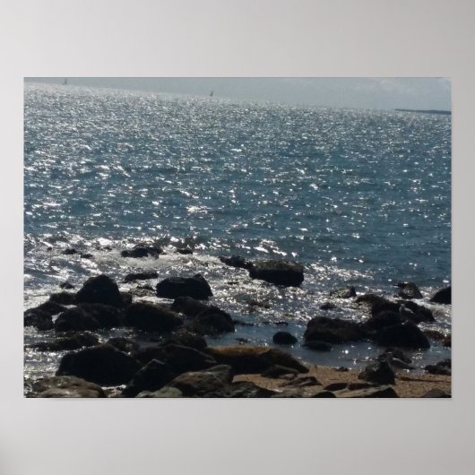 Strandplakat für Staat Poster (Vorne)