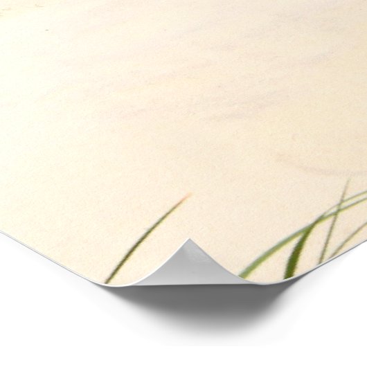 Strandplakat Poster (Ecke)