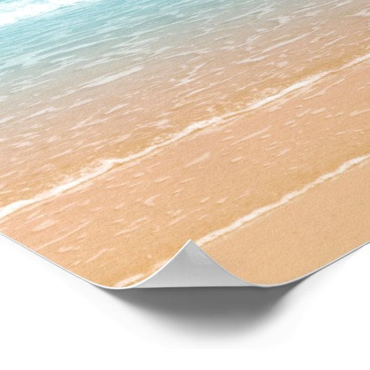 Strandplakat Poster (Ecke)