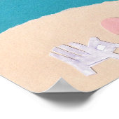 Strandplakat Poster (Ecke)