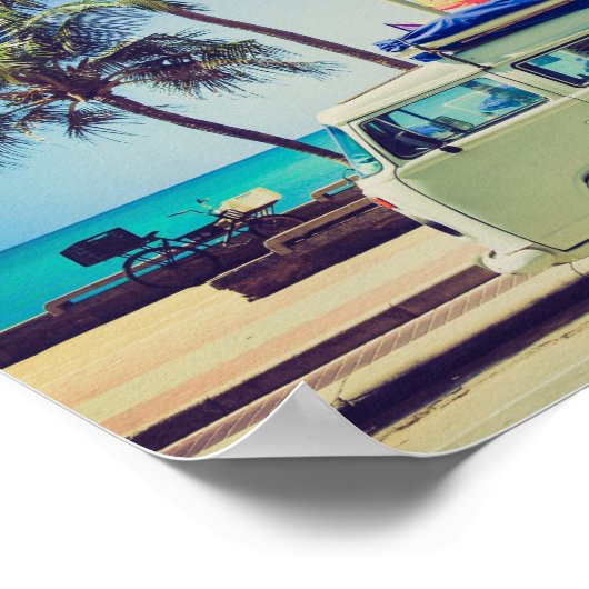Strandplakat Poster (Ecke)