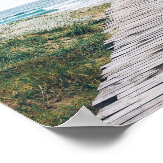 Strandplakat Poster (Ecke)