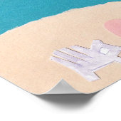 Strandplakat Poster (Ecke)