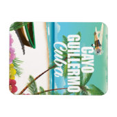 Strandposter Cayo Guillermo Magnet (Horizontal)