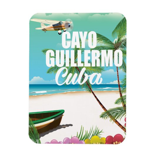 Strandposter Cayo Guillermo Magnet (Vertikal)