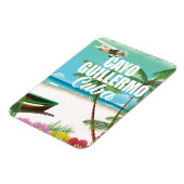 Strandposter Cayo Guillermo Magnet (Linke Seite)