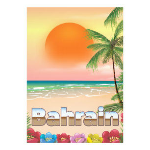 Strandposter für Bahrain Fotodruck