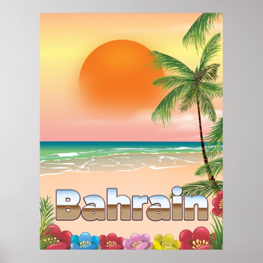 Strandposter für Bahrain Poster (Vorne)