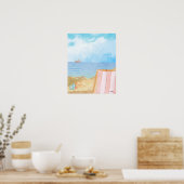 Strandposter Poster (Küche)