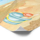 Strandposter Poster (Ecke)