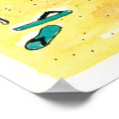 Strandposter Poster (Ecke)