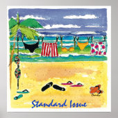 Strandposter Poster (Vorne)