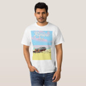 Strandposter Rimini Italien T-Shirt (Vorne ganz)