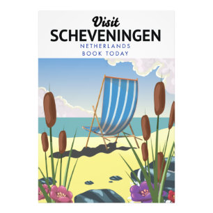 Strandposter Scheveningen Niederlande Fotodruck