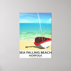 Strandposter Sea Palling Beach Norfolk Leinwanddruck