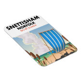 Strandposter Snettisham Norfolk Magnet (Rechte Seite)