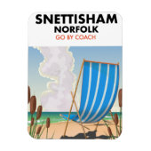 Strandposter Snettisham Norfolk Magnet (Vertikal)