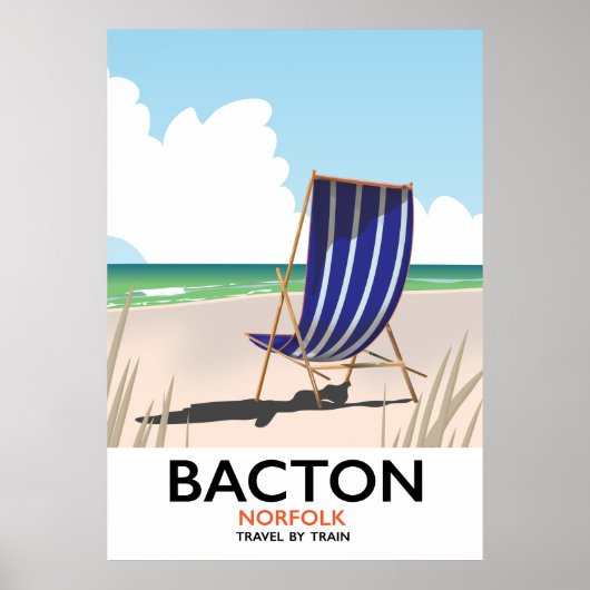 Strandposter von Bacton Poster (Vorne)