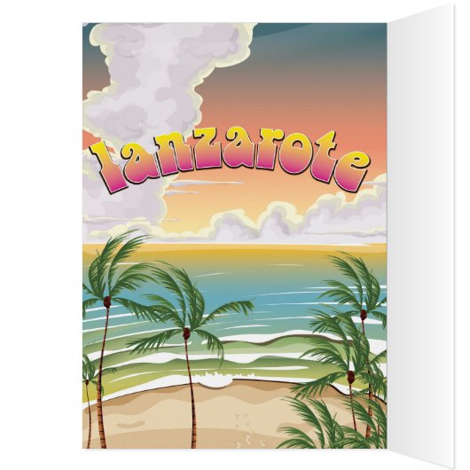 Strandposter von Lanzarote (Innen (Links))