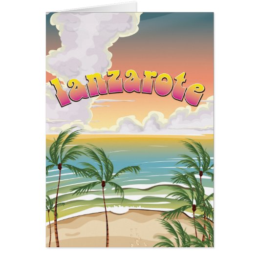Strandposter von Lanzarote (Vorne)