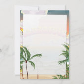 Strandposter von Lanzarote (Rückseite)