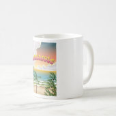 Strandposter von Lanzarote Kaffeetasse (VorderseiteRechts)