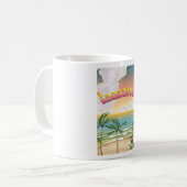 Strandposter von Lanzarote Kaffeetasse (Vorderseite Links)