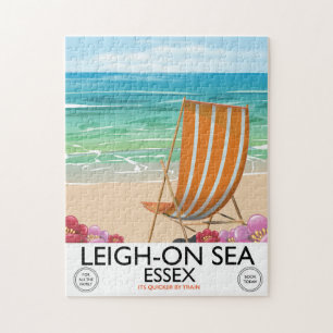 Strandposter von Leigh-on-Sea Essex Puzzle