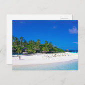 Strandpostkarte für alle Einladungen (Vorne/Hinten)