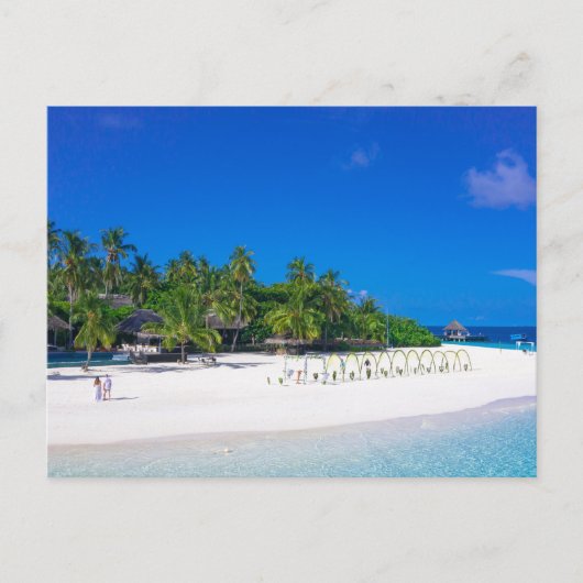 Strandpostkarte für alle Einladungen (Vorderseite)