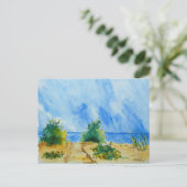 Strandpostkarte Postkarte (Stehend Vorderseite)