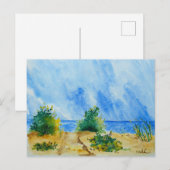 Strandpostkarte Postkarte (Vorne/Hinten)