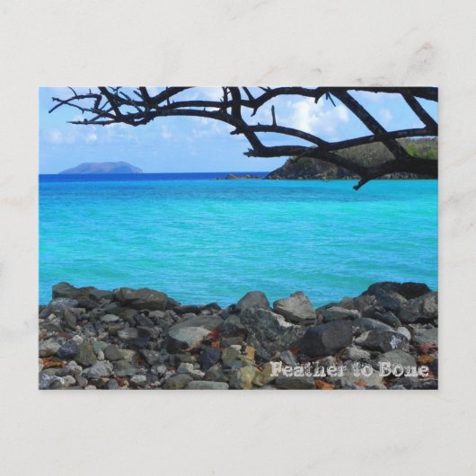 Strandpostkarte Postkarte (Vorderseite)