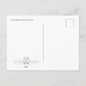 Strandpostkarte Postkarte (Rückseite)