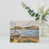 Strandpostkarte Postkarte (Stehend Vorderseite)