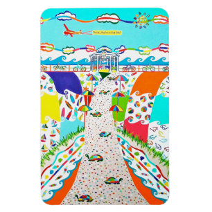 Strandpromenade 4 x 6 Flexible Magnet
